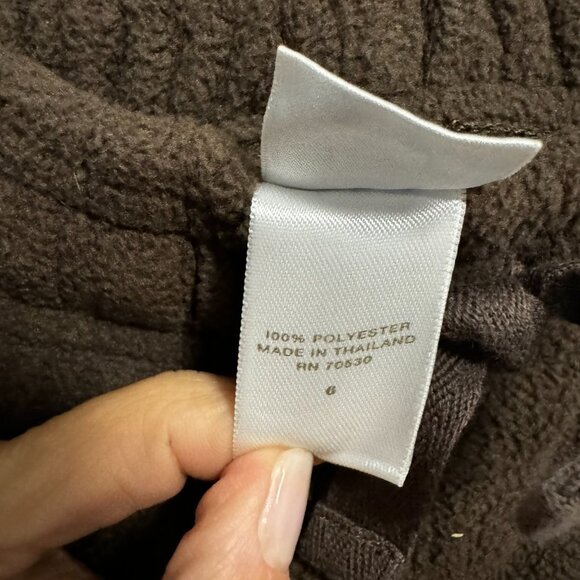 Boys Brown Fleece Pants - Picture 4 of 6